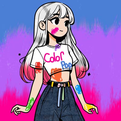 girl in a cute crop top
