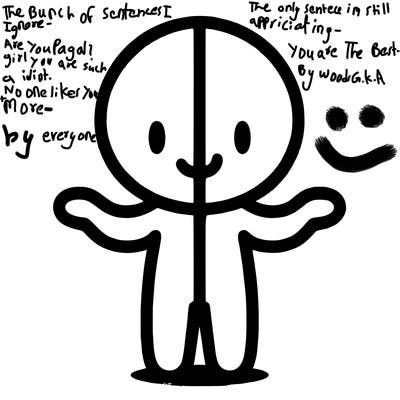 person split on half