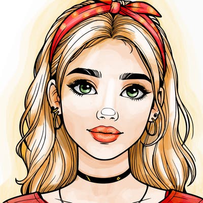 realistic teenage girl