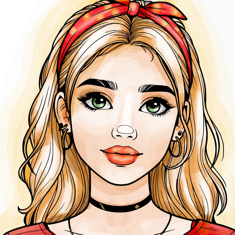 realistic teenage girl