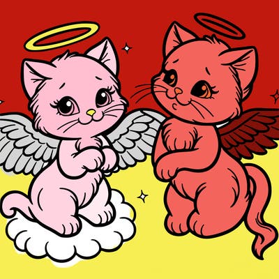 angel kittens