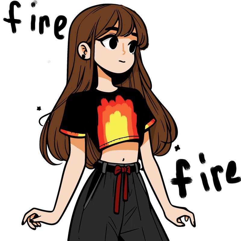 girl in a cute crop top