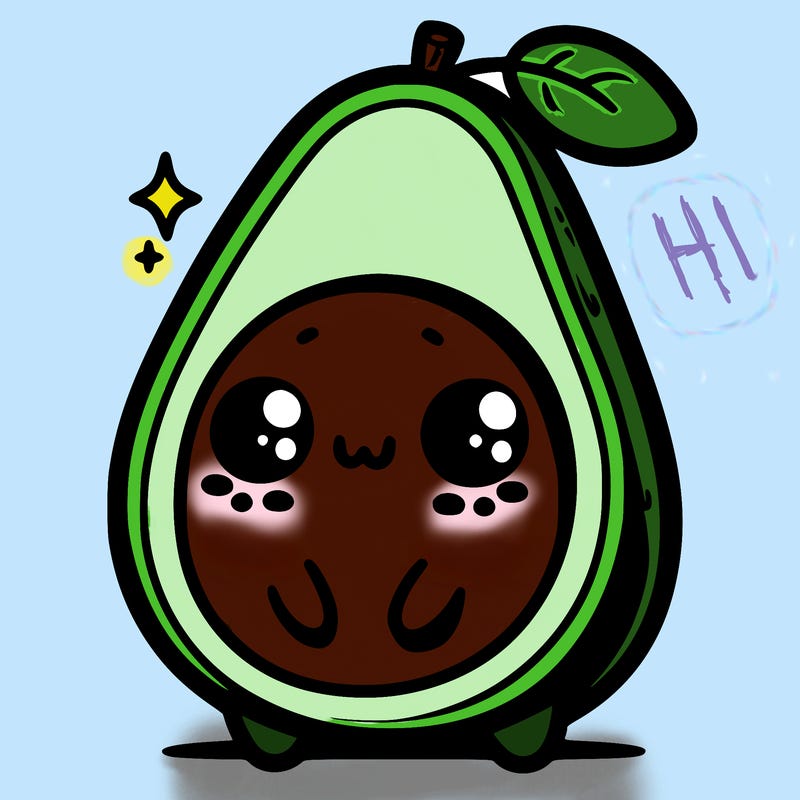 cute avocado