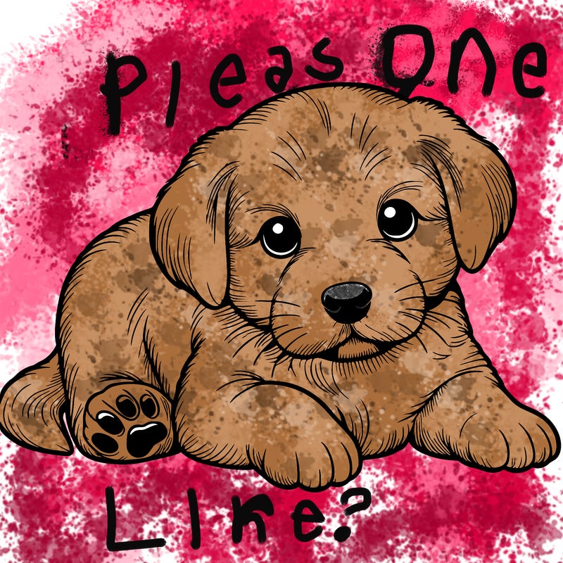 a cute realistic puppy