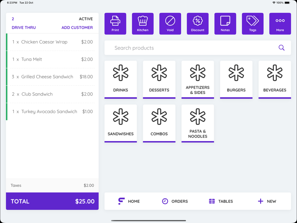 Foodics 5 Cashier - Business App | MWM