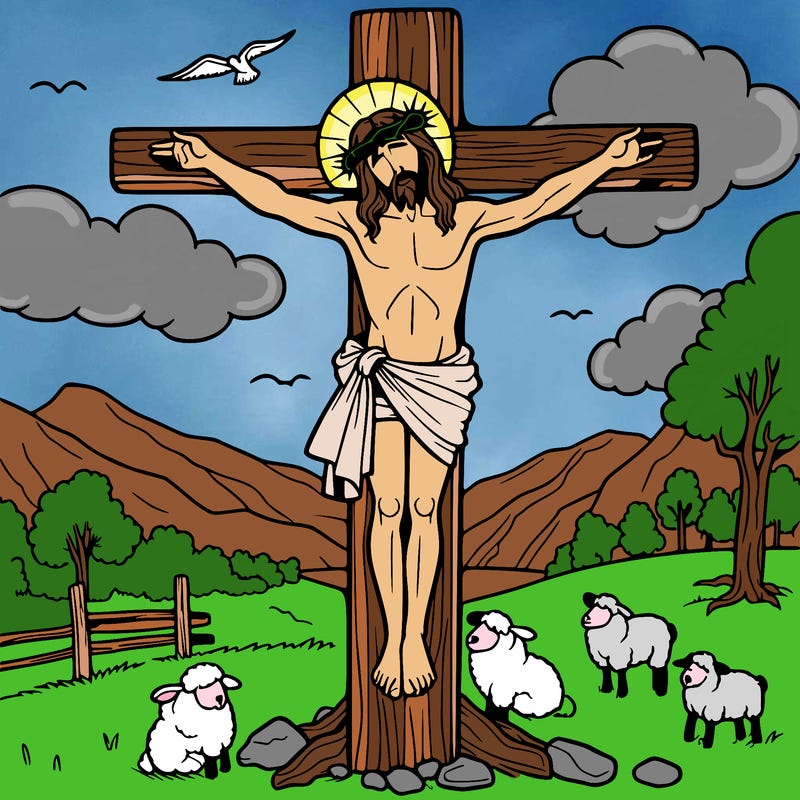 jesus on the cross