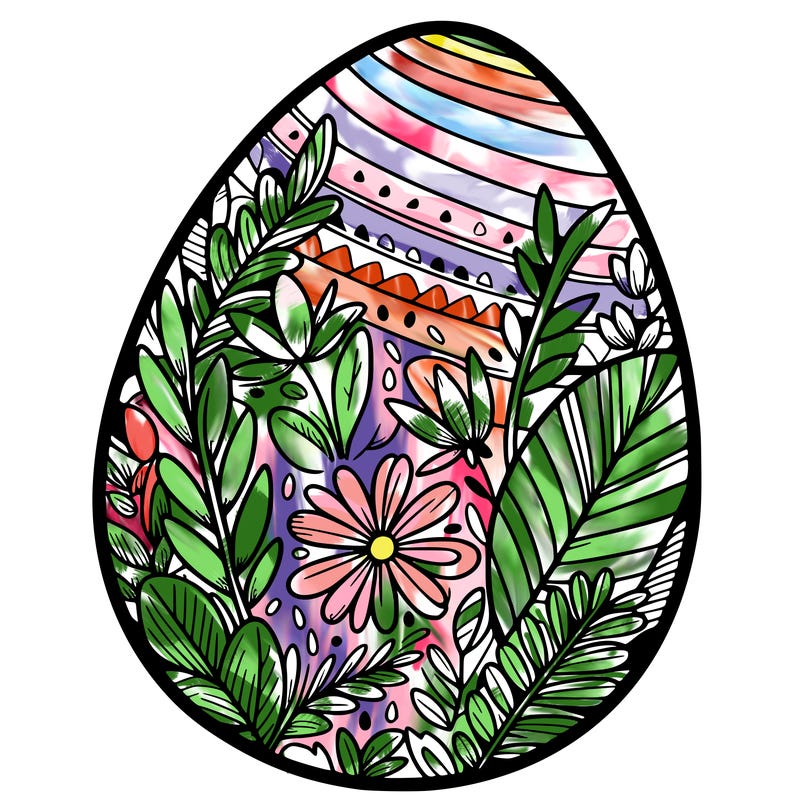 a detailed and realistic easter egg