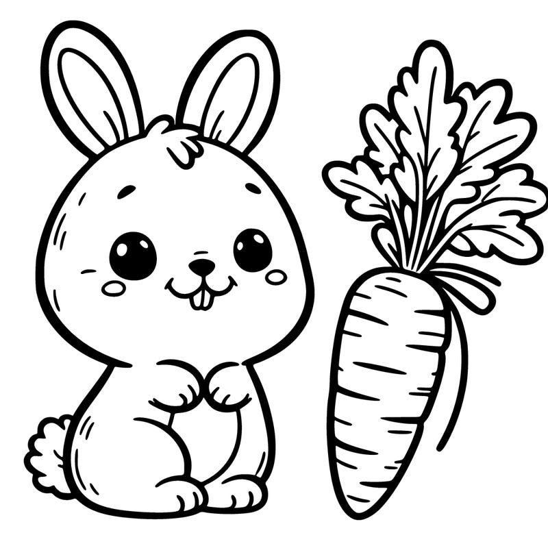 bunny with carrot