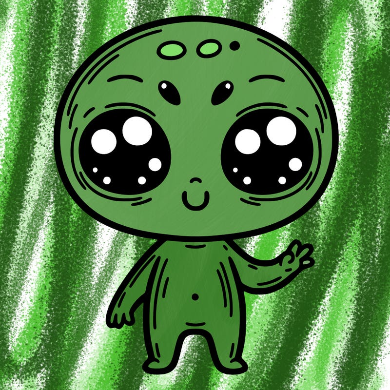 alien cute