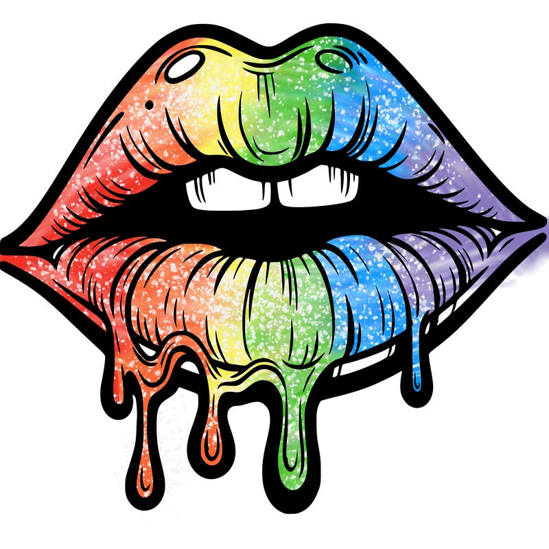 lips that look realistic and drip