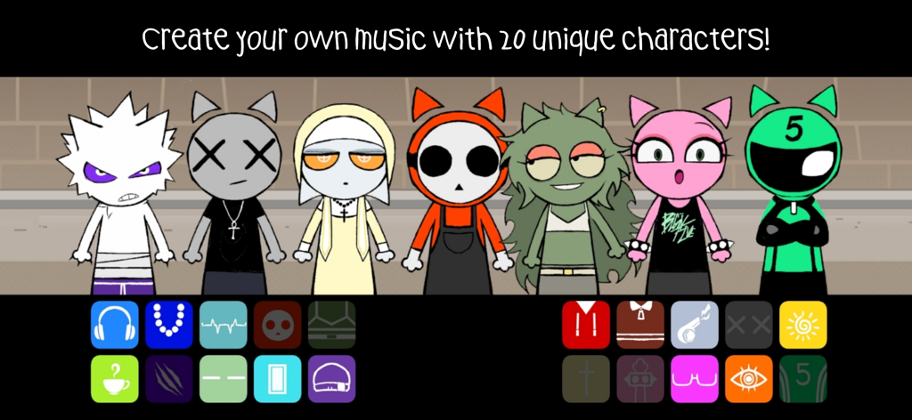 Urban Lore:The Beat District - A lineup of unique stylized characters for music creation in Urban Lore