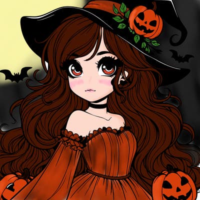 realistic girl halloween