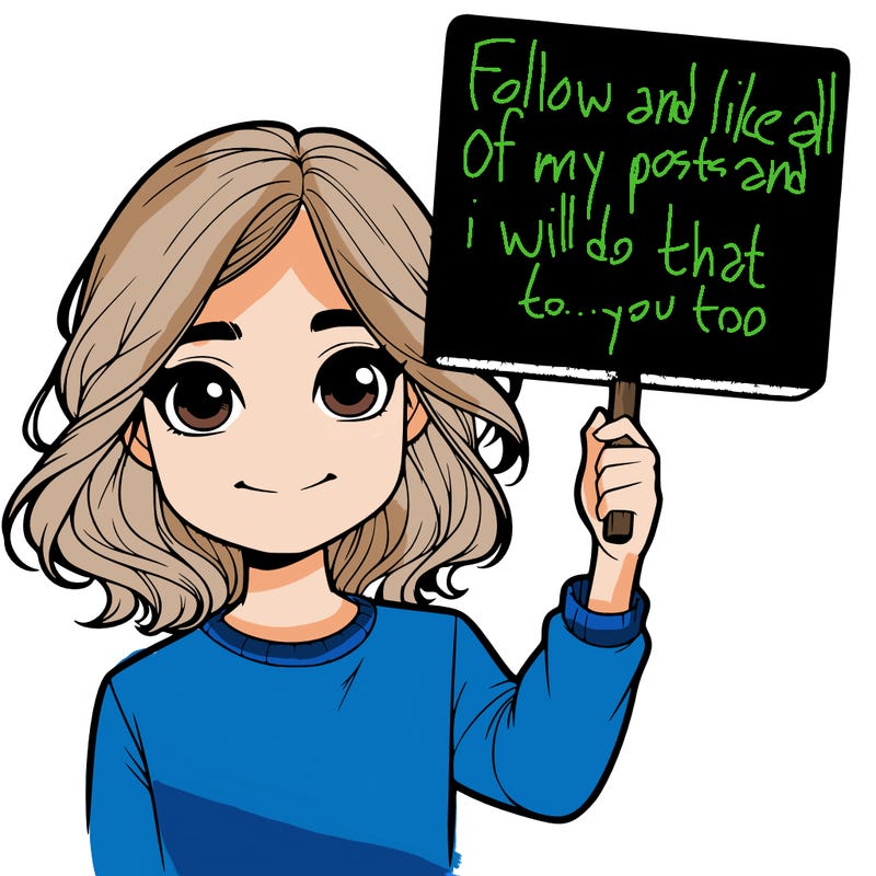 realistic girl holding up a sign