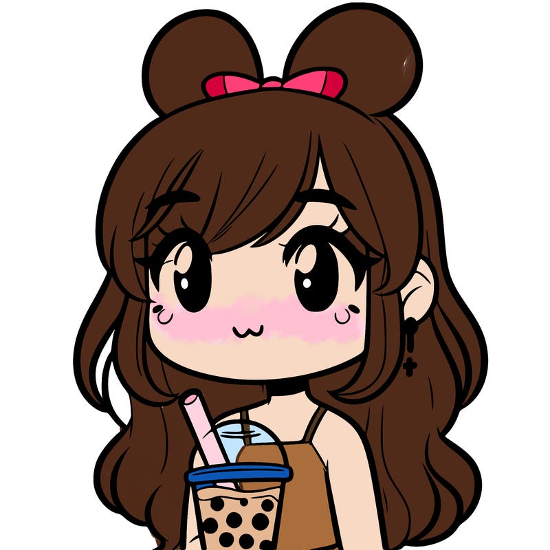 girl with boba