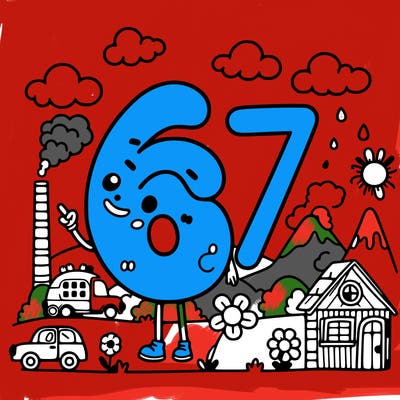 67 just numbers