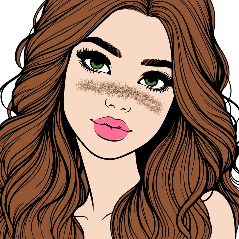 beautiful realistic girl