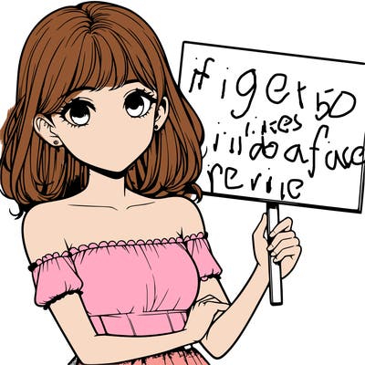 realistic pretty girl holding blank sign