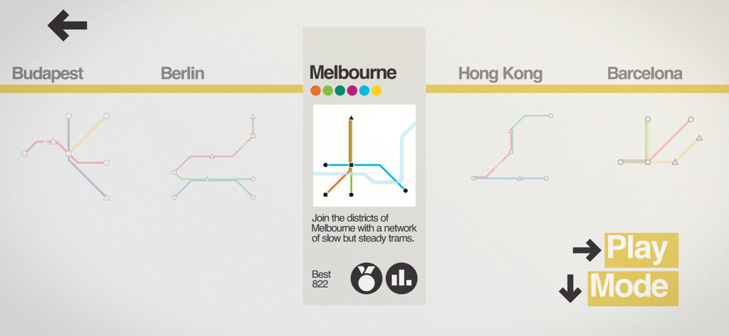 Mini Metro - Games App | MWM