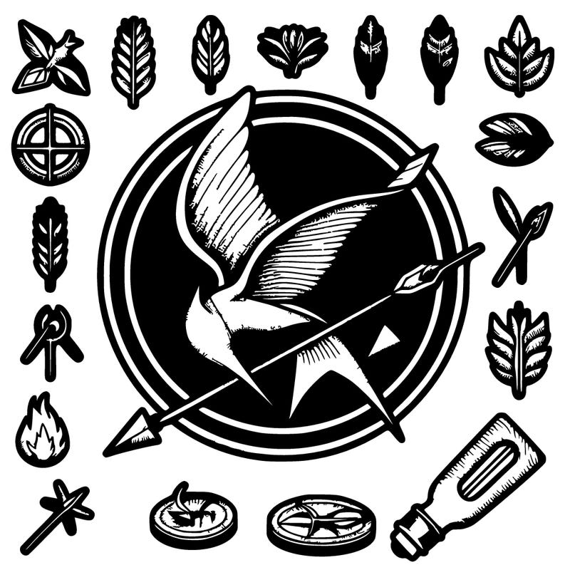 the hunger games pin