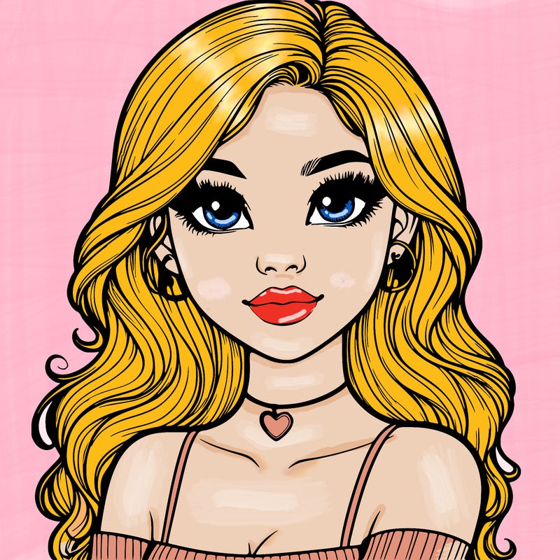 realistic pretty girl