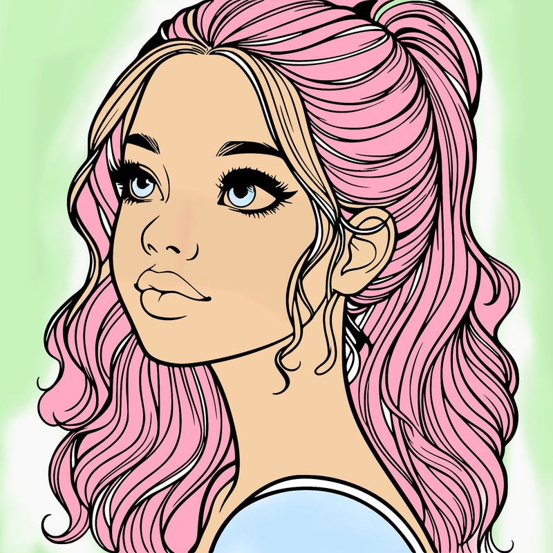 beautiful realistic girl