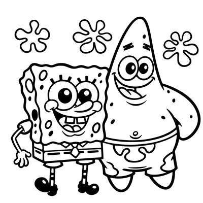 sponge bob with patrick