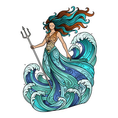 the greek goddess kymopoleia!