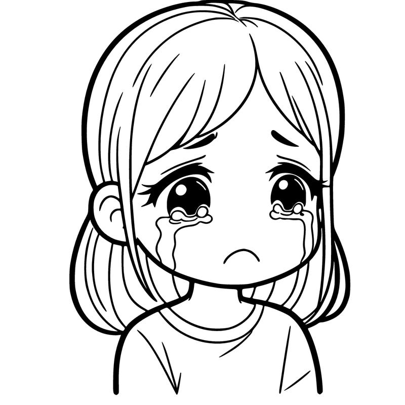 sad girl crying