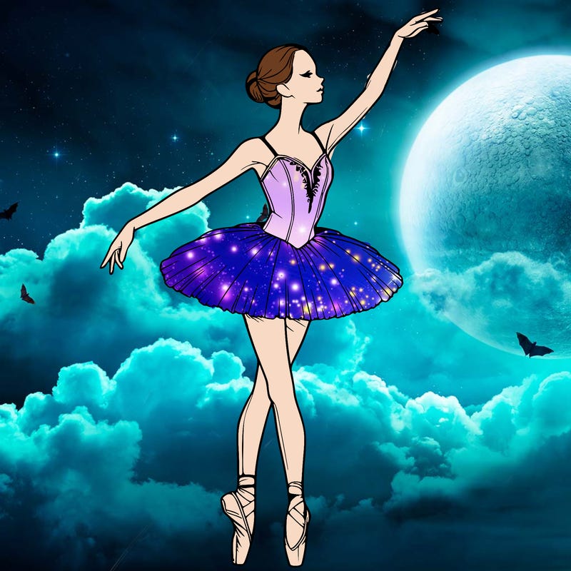 realistic ballerina