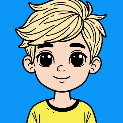 boy with blond hair