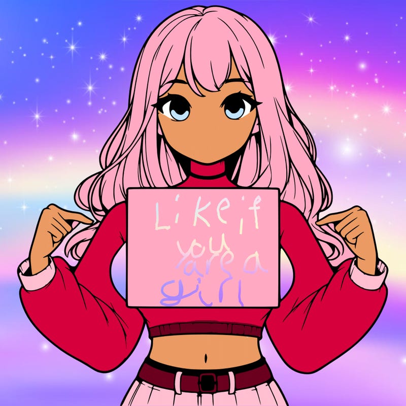 girl holding a blank sign in a long sleeve crop top