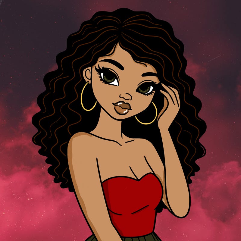 beautiful black girl