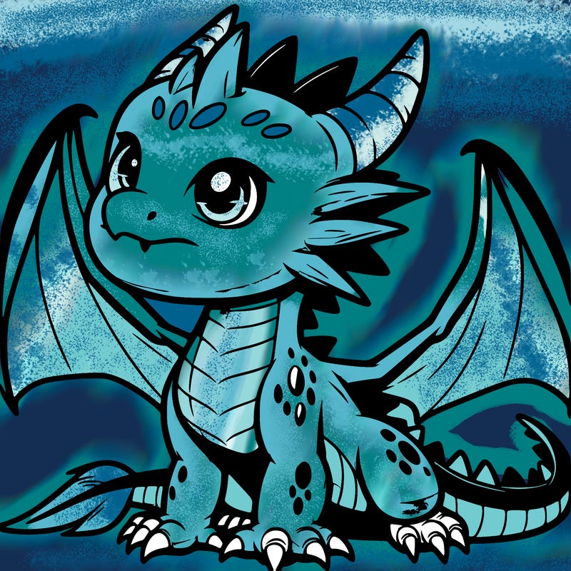 fierce baby night dragon