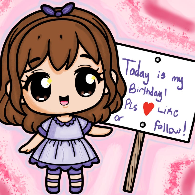 a cute girl with a sign