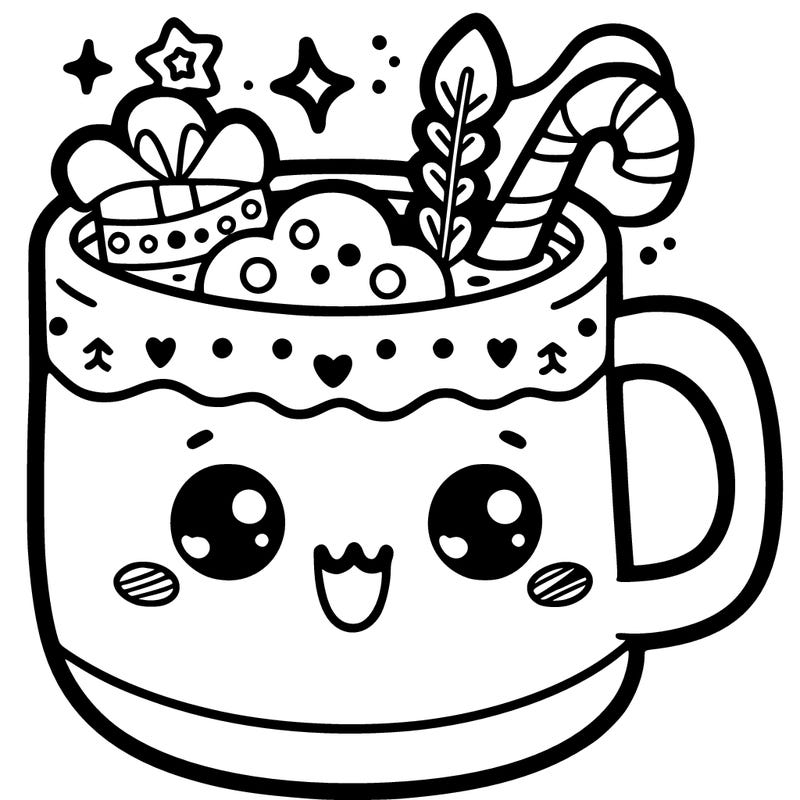 cute,mug, christmas,theme