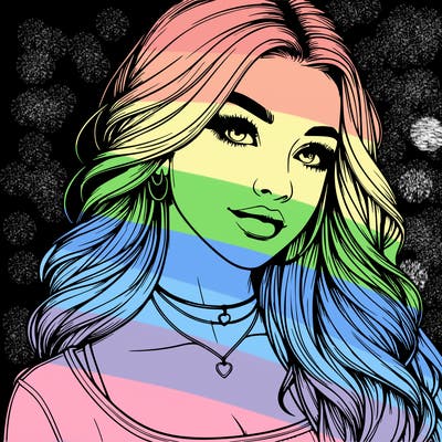 detailed realistic girl