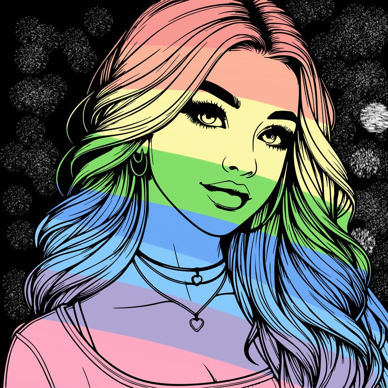 detailed realistic girl