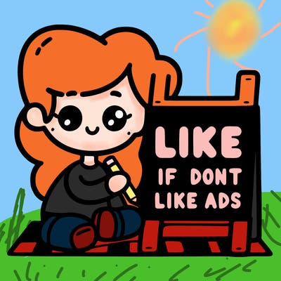 like if you don’t like adds