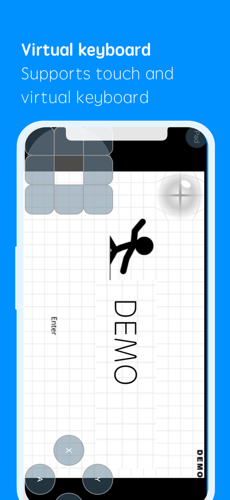 RPGViewer - RPGViewer virtual keyboard and touch controls for mobile RPG playtesting