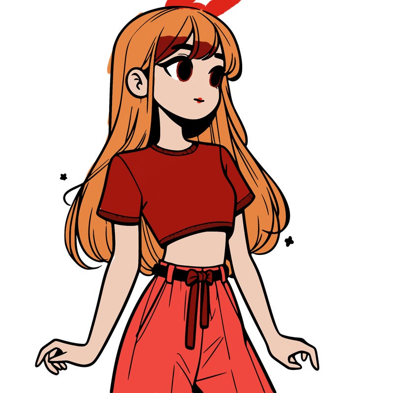 girl in a cute crop top