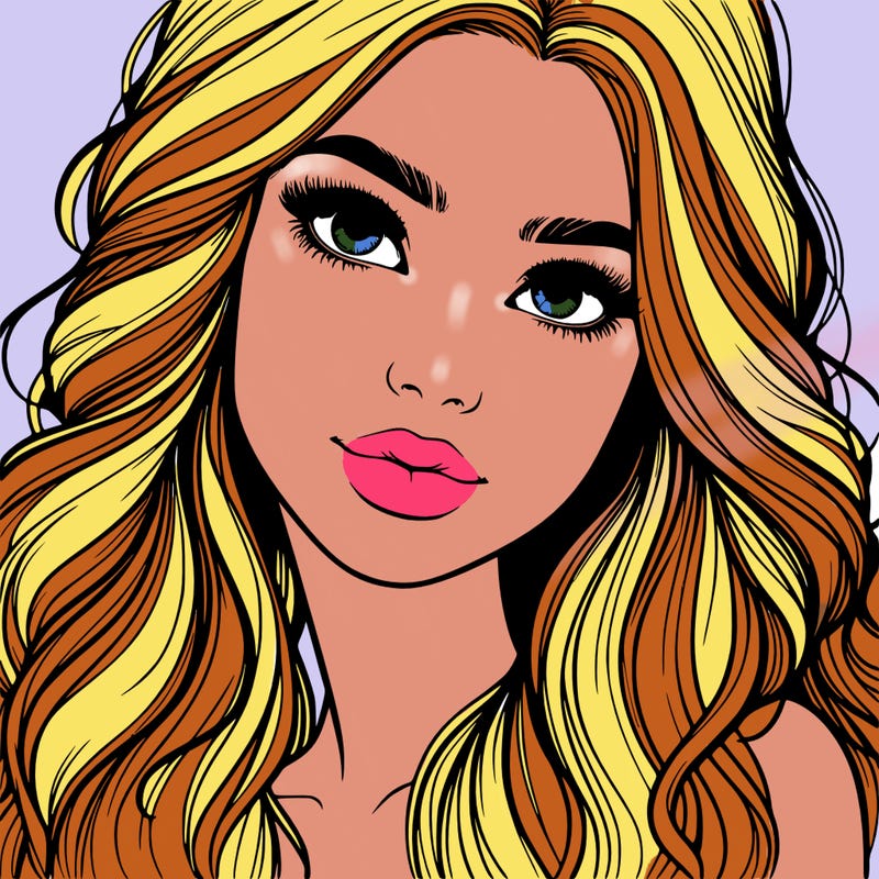 beautiful realistic girl