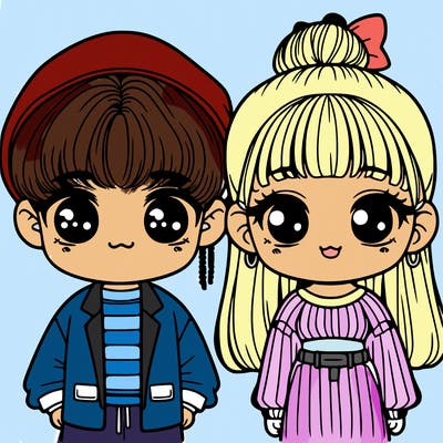 k-pop baby saja and rumi