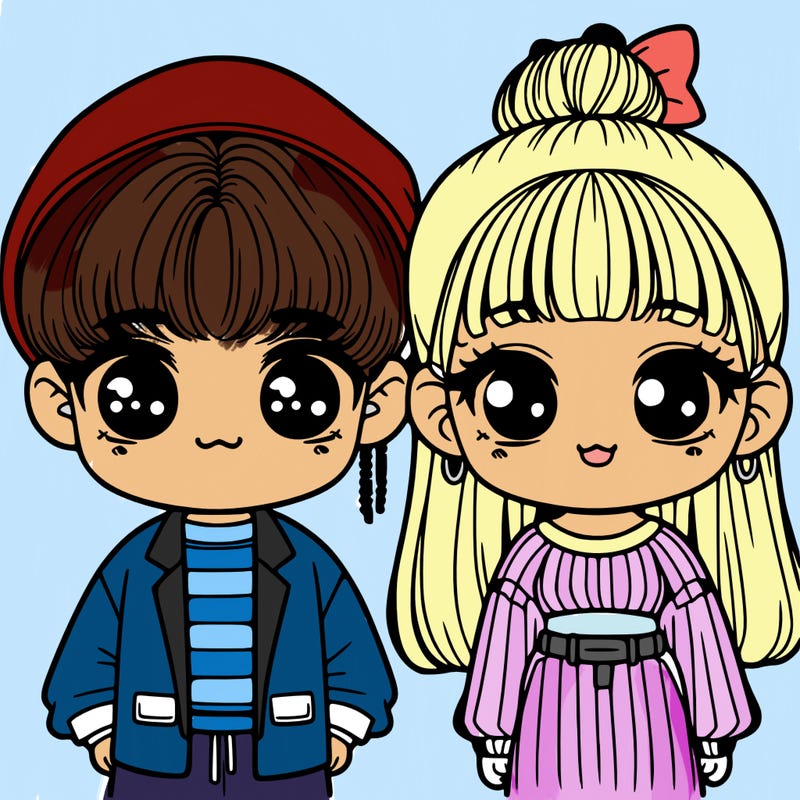 k-pop baby saja and rumi