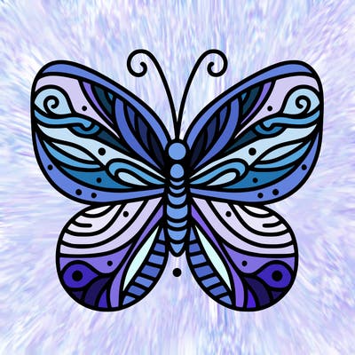 abstract butterfly