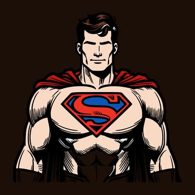 realistic superman