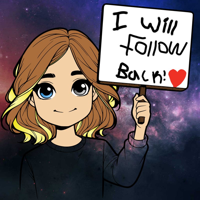 realistic girl holding up a sign