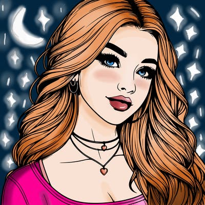 detailed realistic girl