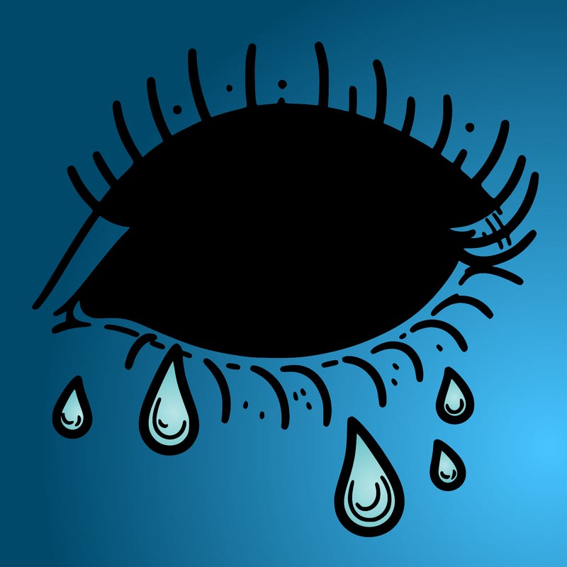 tears in an eye