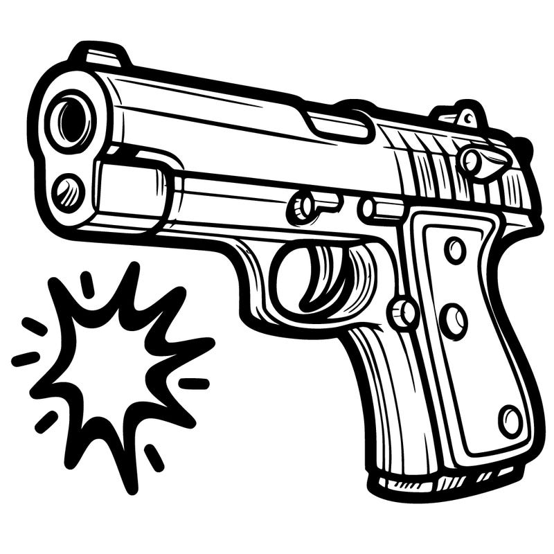 gun being shot