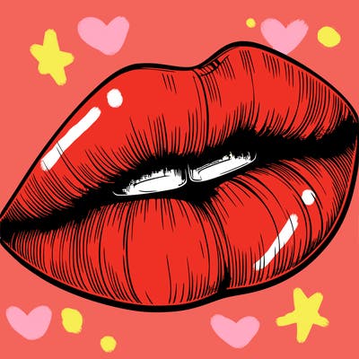 realistic lips